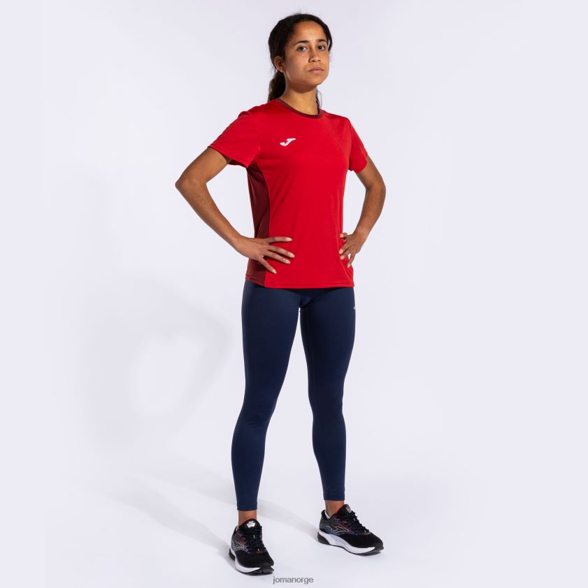 nei Joma skjorte kortermet vinner ii rød FBD0T02624 kvinner