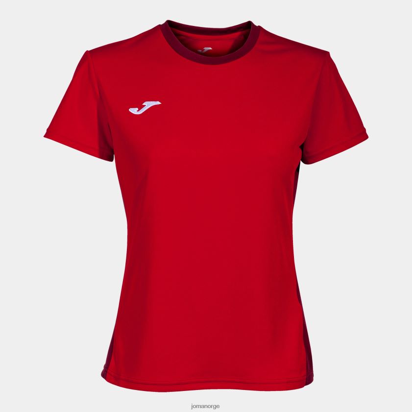 nei Joma skjorte kortermet vinner ii rød FBD0T02624 kvinner