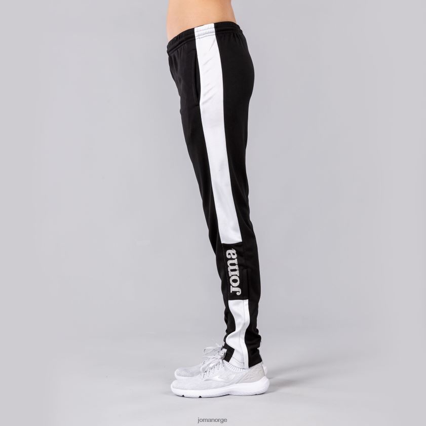 nei Joma lange bukser mesterskap iv svart hvit FBD0T04013 kvinner