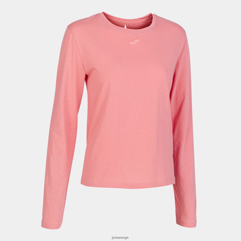 nei Joma økologisk langermet skjorte rosa FBD0T01962 kvinner