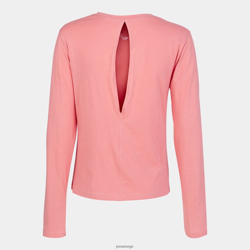 nei Joma økologisk langermet skjorte rosa FBD0T01962 kvinner