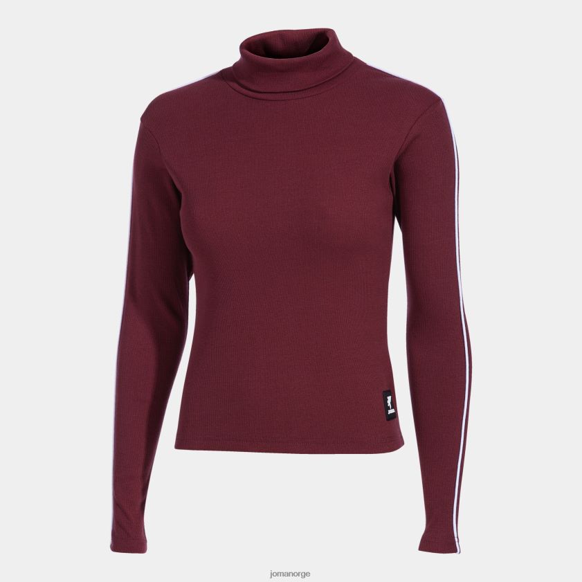 nei Joma langermet skjorte daphne burgunder FBD0T02505 kvinner
