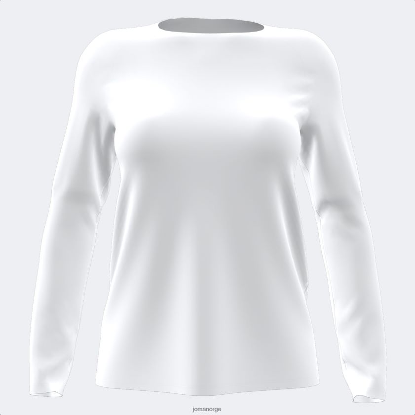 nei Joma langermet skjorte daphne hvit FBD0T01598 kvinner