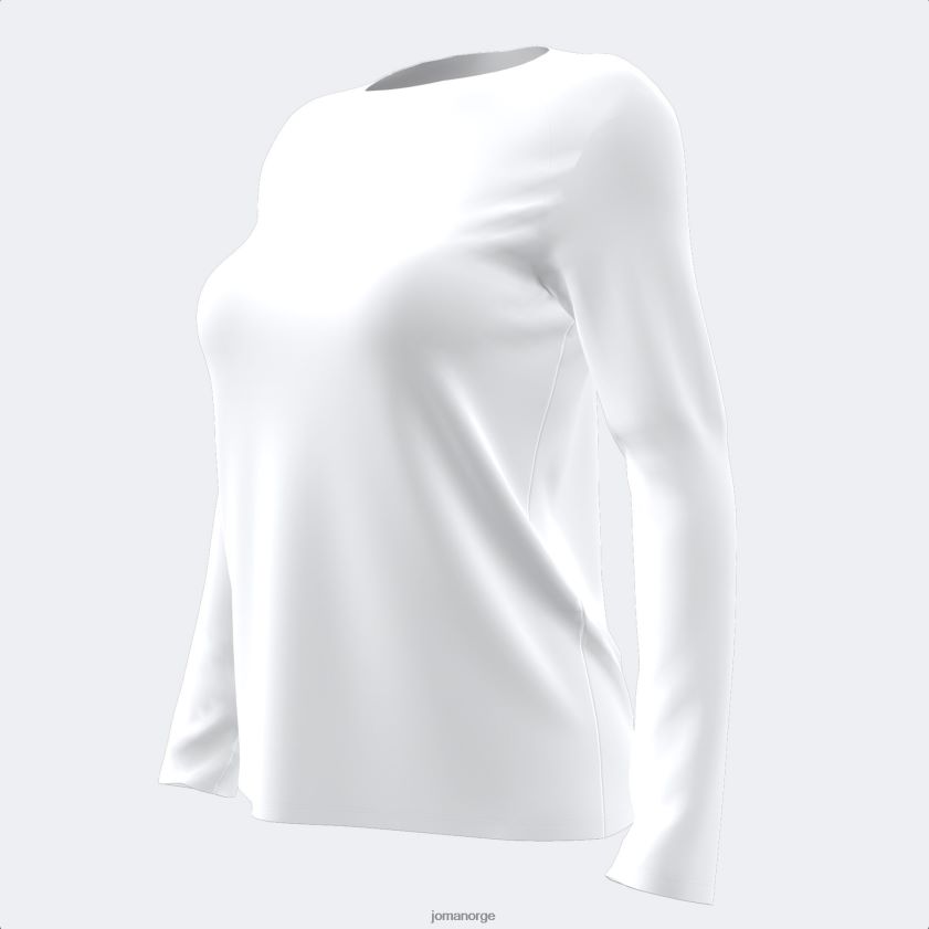 nei Joma langermet skjorte daphne hvit FBD0T01598 kvinner