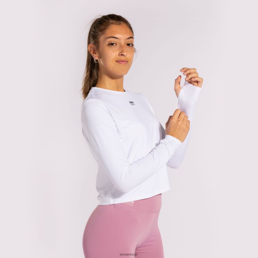 nei Joma langermet skjorte daphne hvit FBD0T02441 kvinner