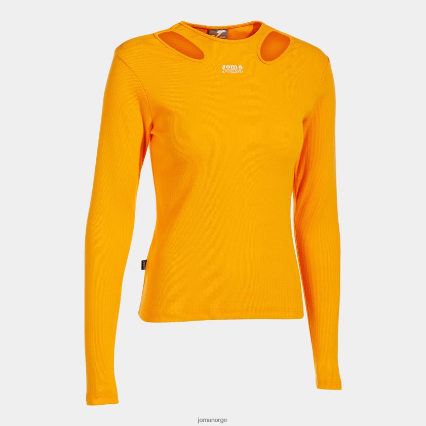 nei Joma langermet skjorte daphne oransje FBD0T02048 kvinner