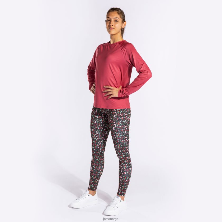 nei Joma langermet skjorte daphne rosa FBD0T01764 kvinner