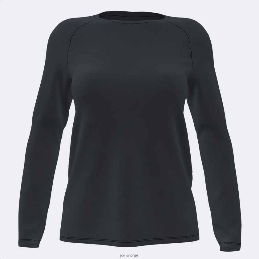 nei Joma langermet skjorte daphne svart FBD0T02411 kvinner