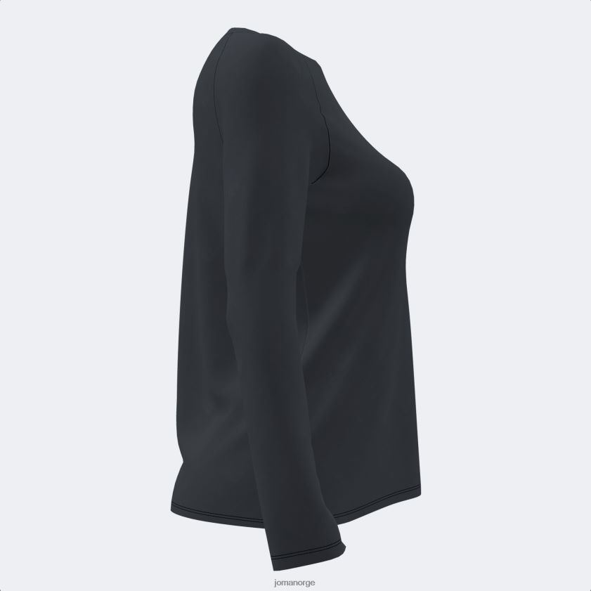 nei Joma langermet skjorte daphne svart FBD0T02411 kvinner