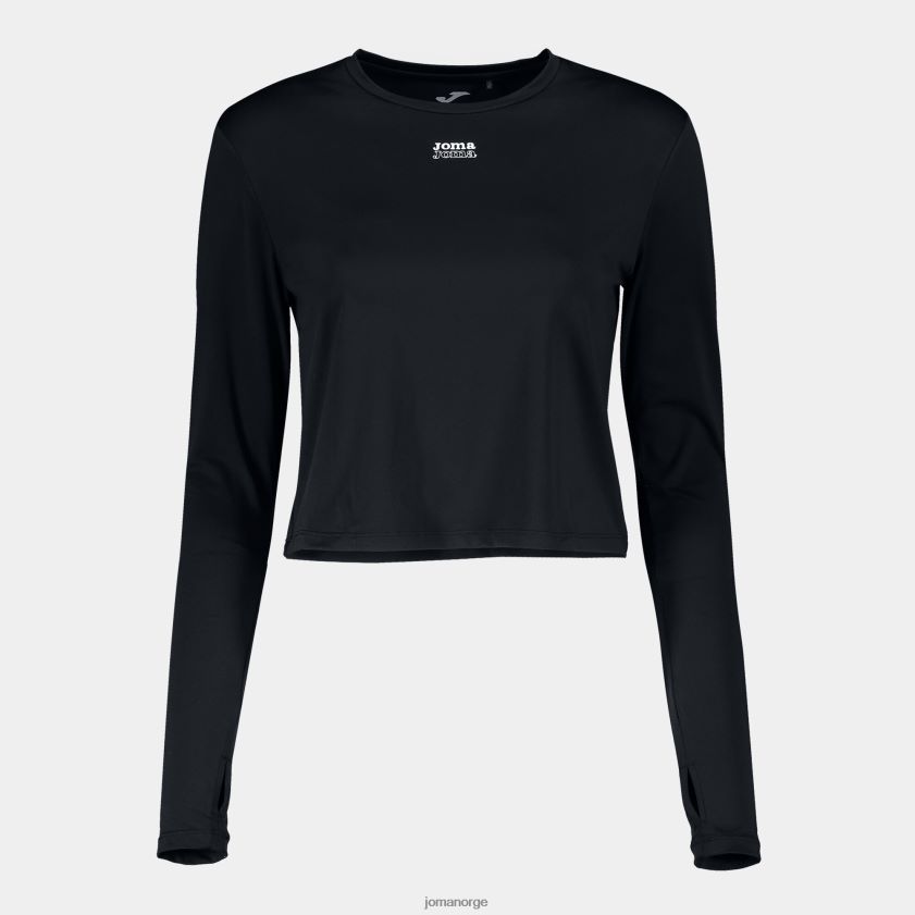nei Joma langermet skjorte daphne svart FBD0T02495 kvinner