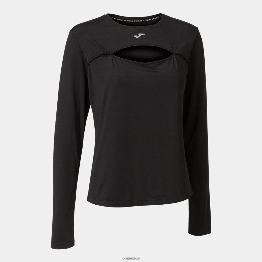 nei Joma langermet skjorte null svart FBD0T01567 kvinner