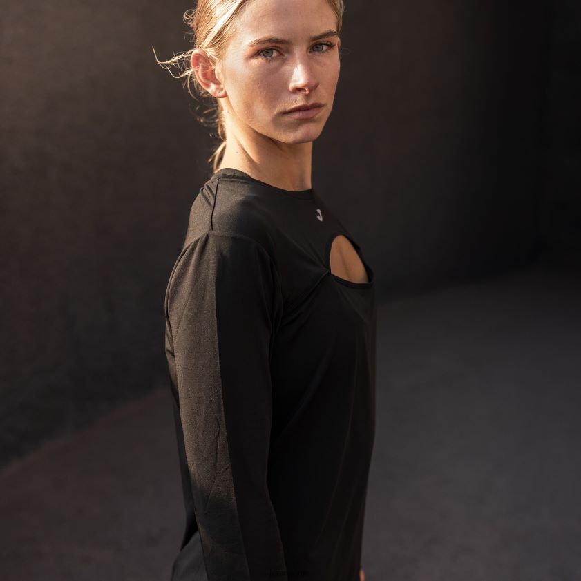 nei Joma langermet skjorte null svart FBD0T01567 kvinner