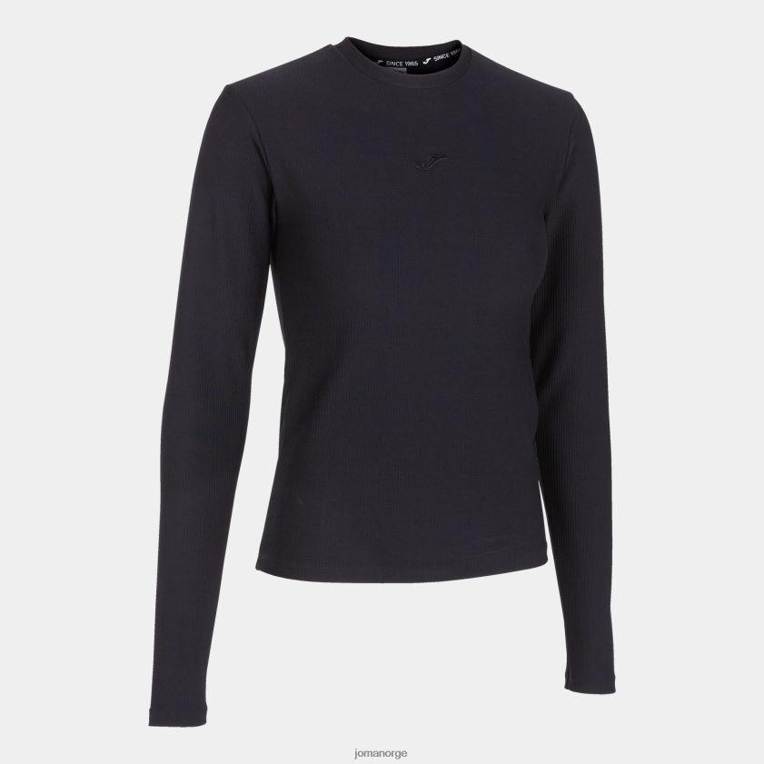 nei Joma langermet skjorte pust svart FBD0T01991 kvinner