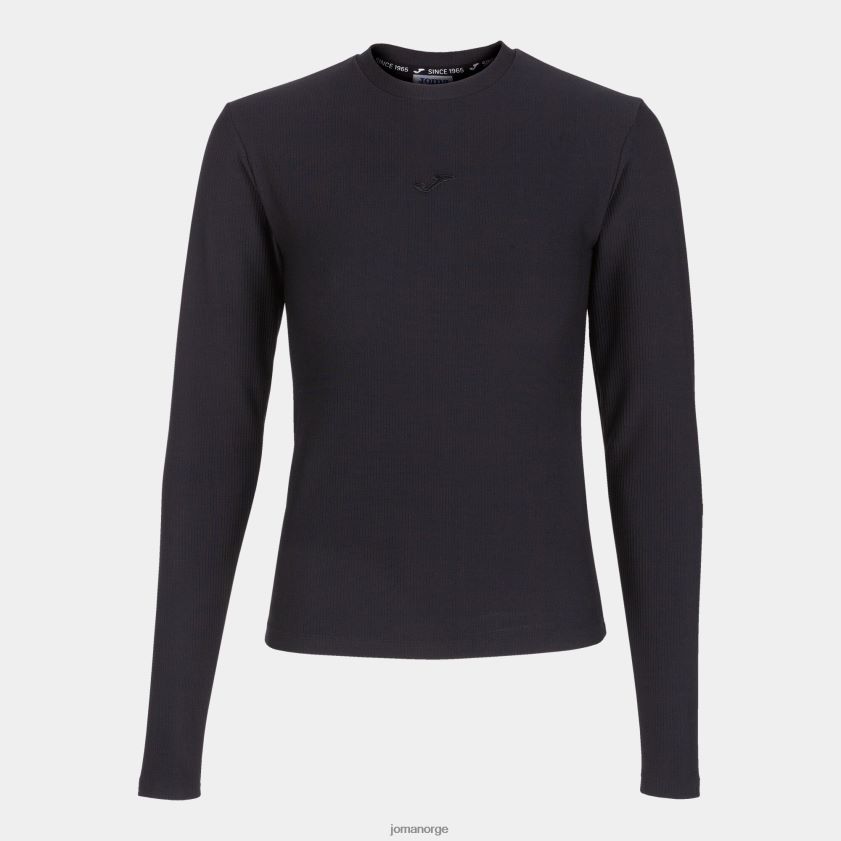 nei Joma langermet skjorte pust svart FBD0T01991 kvinner