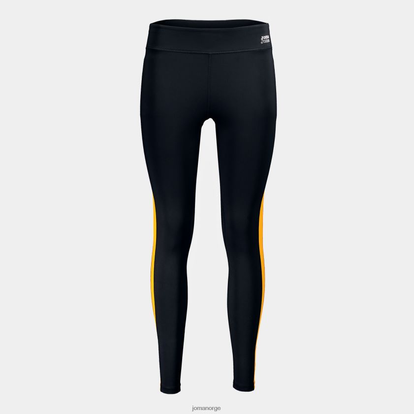 nei Joma lange tights daphne svart oransje FBD0T03936 kvinner