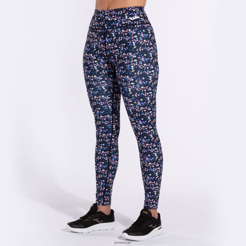 nei Joma lange tights daphne svart rosa blå FBD0T02548 kvinner
