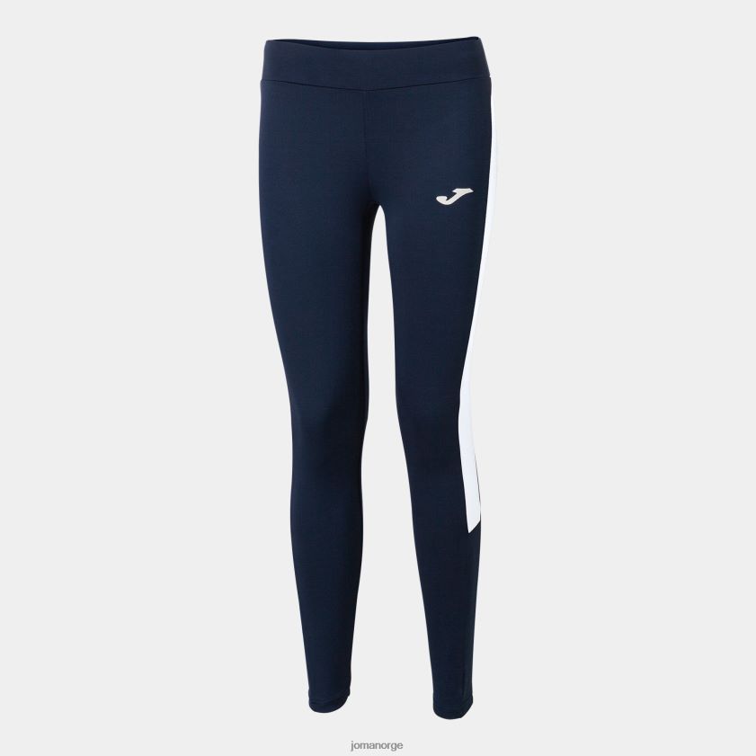 nei Joma lange tights økomesterskap marineblå hvit FBD0T02227 kvinner