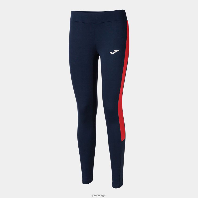 nei Joma lange tights økomesterskap marineblå rød FBD0T03840 kvinner