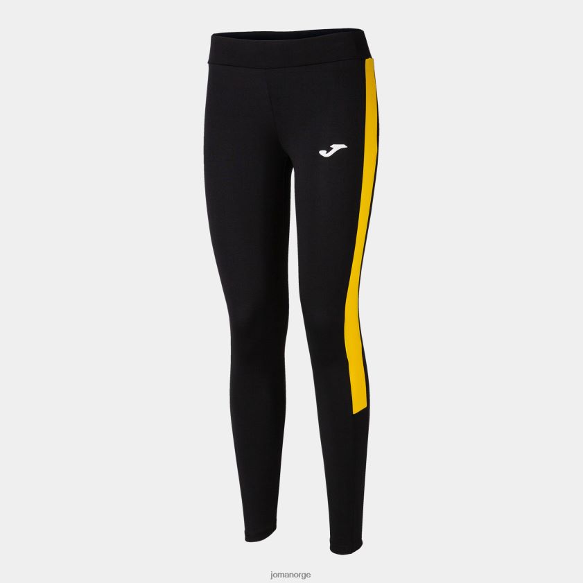 nei Joma lange tights økomesterskap svart gul FBD0T03959 kvinner