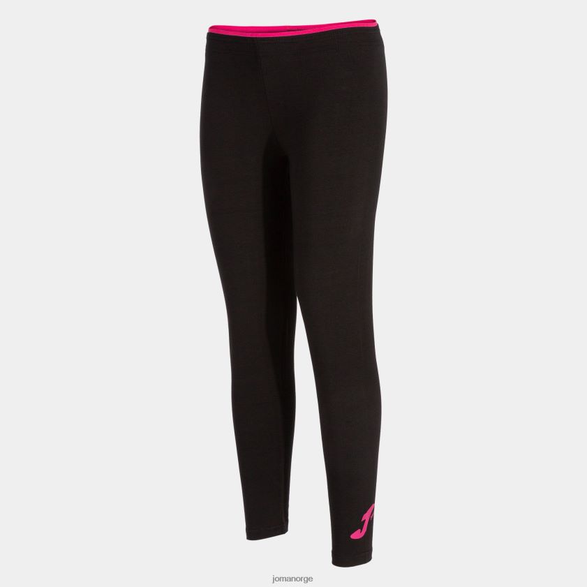 nei Joma lange tights løve svart fuchsia FBD0T02183 kvinner