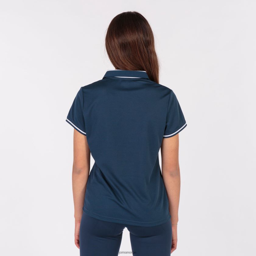 nei Joma polo skjorte kortermet mesterskap vi marineblå hvit FBD0T03688 kvinner