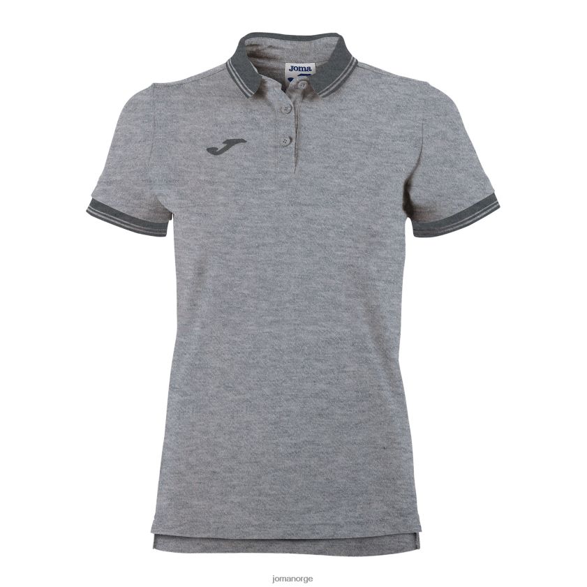 nei Joma poloskjorte kortermet bali ii grå FBD0T02343 kvinner