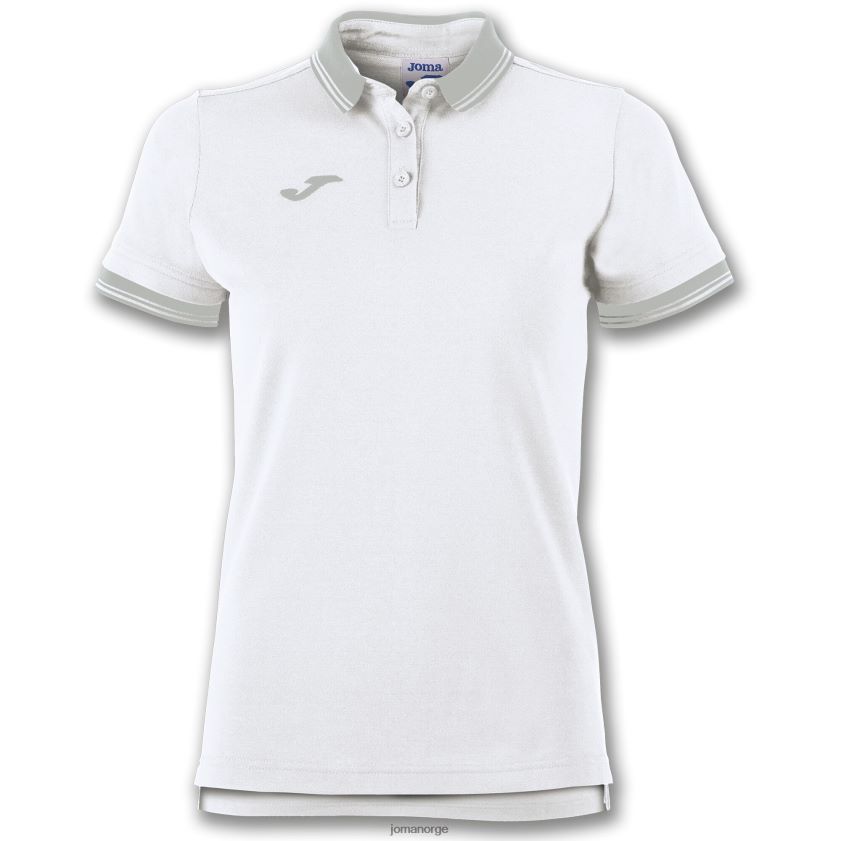 nei Joma poloskjorte kortermet bali ii hvit FBD0T02346 kvinner