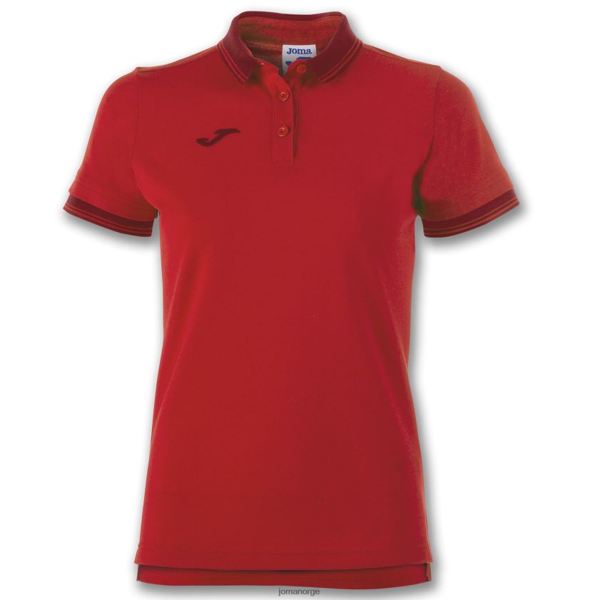 nei Joma poloskjorte kortermet bali ii rød FBD0T03655 kvinner