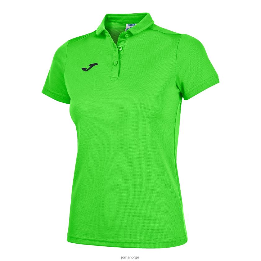 nei Joma poloskjorte kortermet hobby fluorescerende grønn FBD0T03804 kvinner
