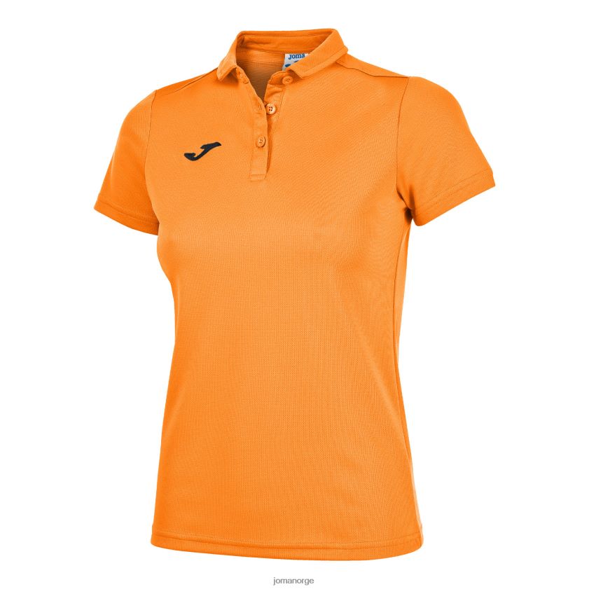 nei Joma poloskjorte kortermet hobby fluorescerende oransje FBD0T02323 kvinner