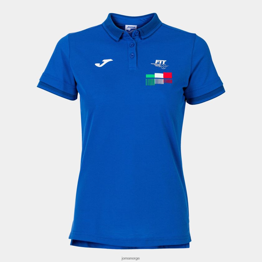 nei Joma poloskjorte kortermet italiensk tennisforbund kongeblå FBD0T01650 kvinner