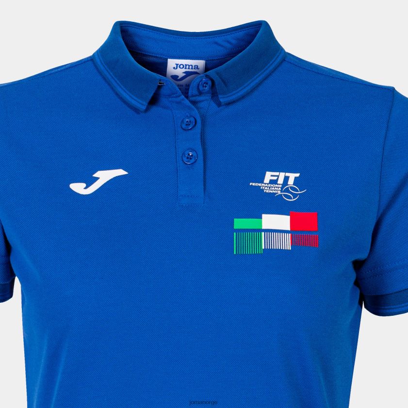 nei Joma poloskjorte kortermet italiensk tennisforbund kongeblå FBD0T01650 kvinner