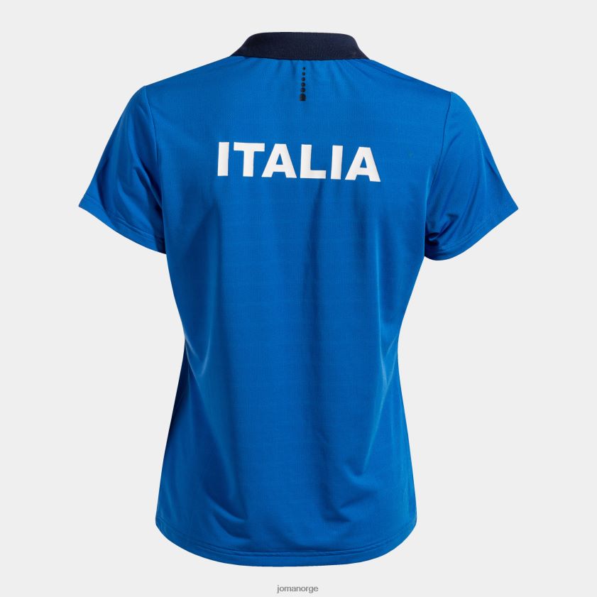 nei Joma poloskjorte kortermet italiensk tennisforbund kongeblå FBD0T02057 kvinner