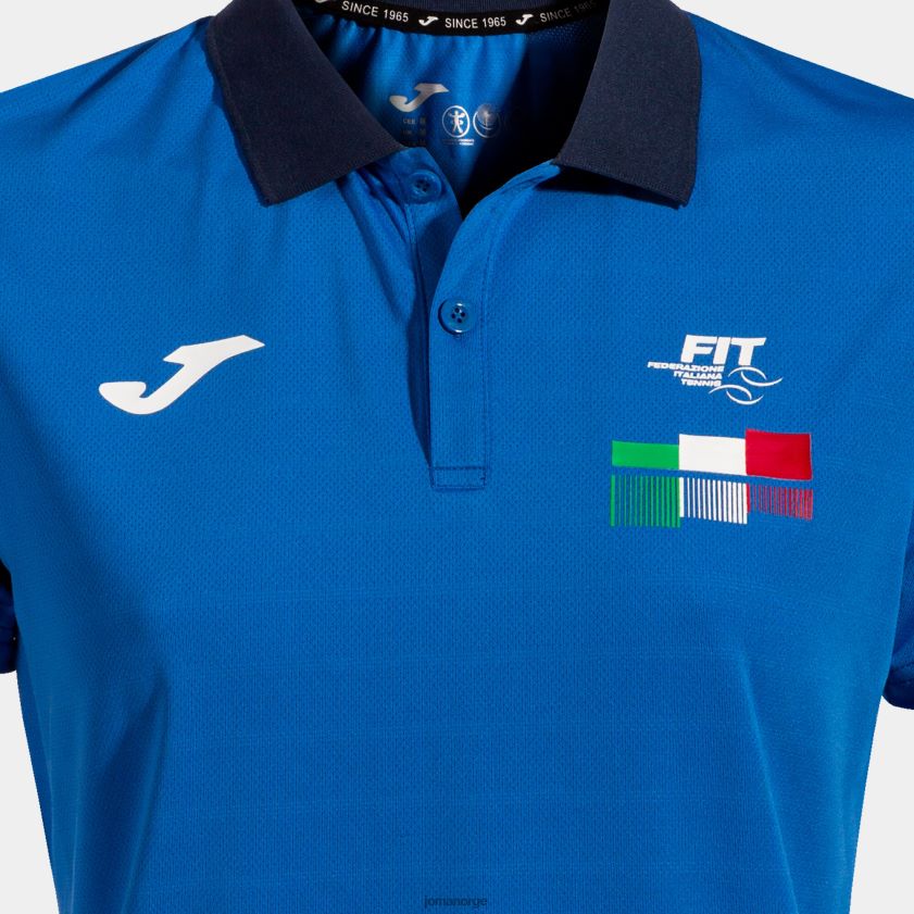 nei Joma poloskjorte kortermet italiensk tennisforbund kongeblå FBD0T02057 kvinner