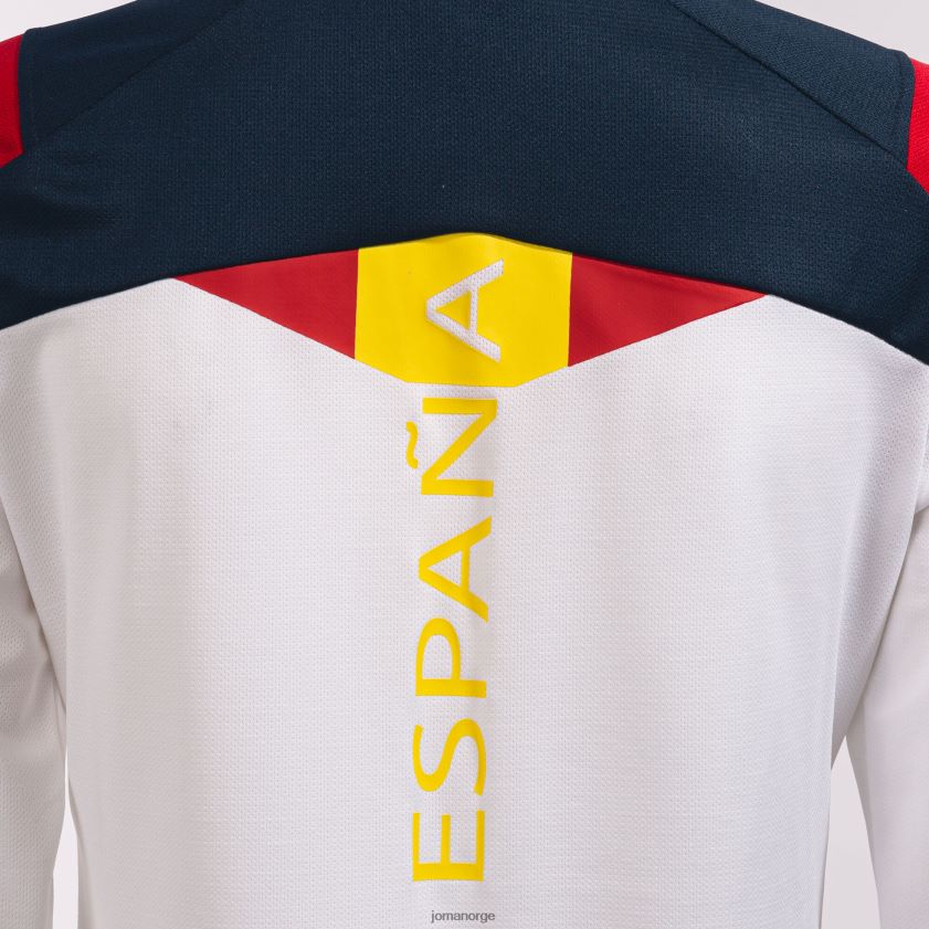 nei Joma poloskjorte langermet spansk olympiske komité hvit FBD0T03598 kvinner
