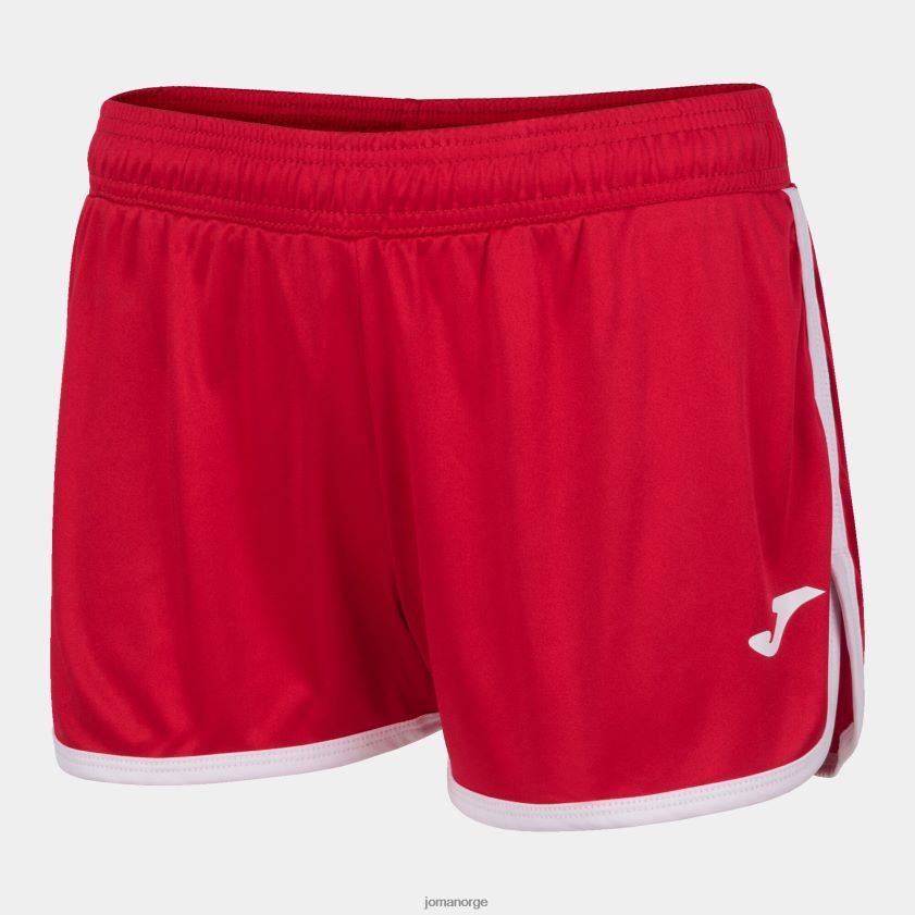 nei Joma shorts levante rød Hvit FBD0T01655 kvinner