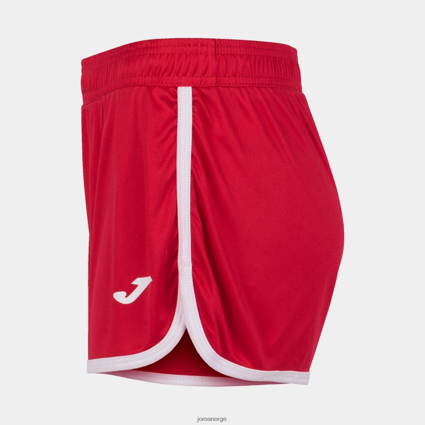 nei Joma shorts levante rød Hvit FBD0T01655 kvinner