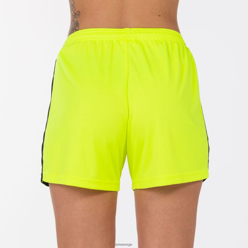 nei Joma shorts maxi fluorescerende gul svart FBD0T02364 kvinner