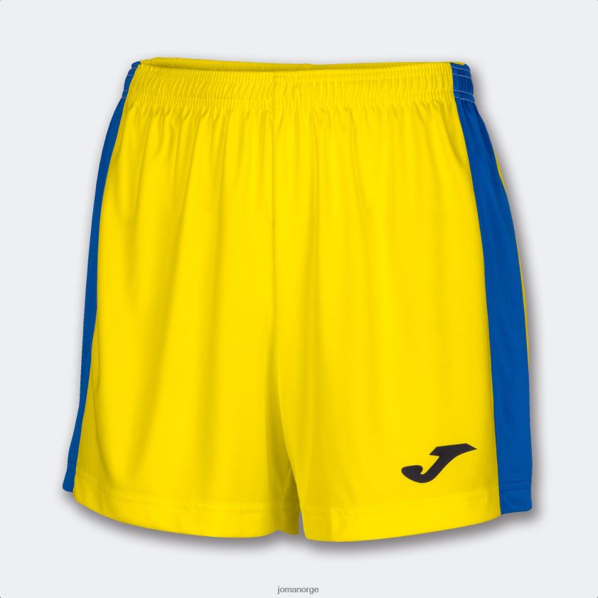 nei Joma shorts maxi gul kongeblå FBD0T02459 kvinner