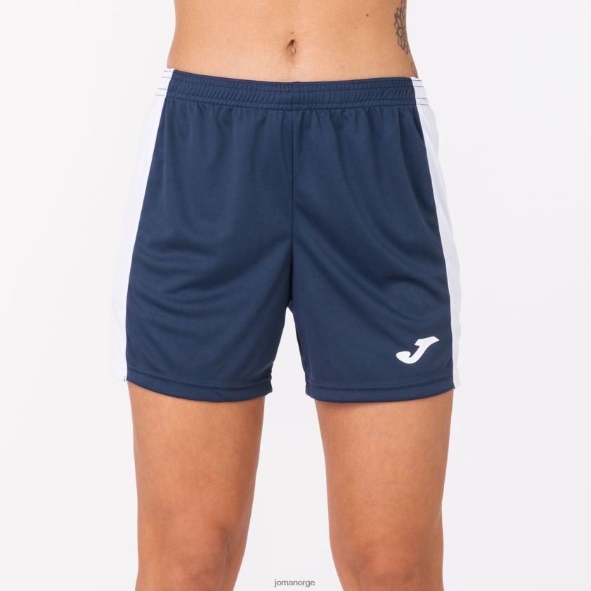 nei Joma shorts maxi marineblå hvit FBD0T01998 kvinner
