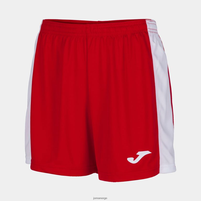 nei Joma shorts maxi rød Hvit FBD0T03669 kvinner