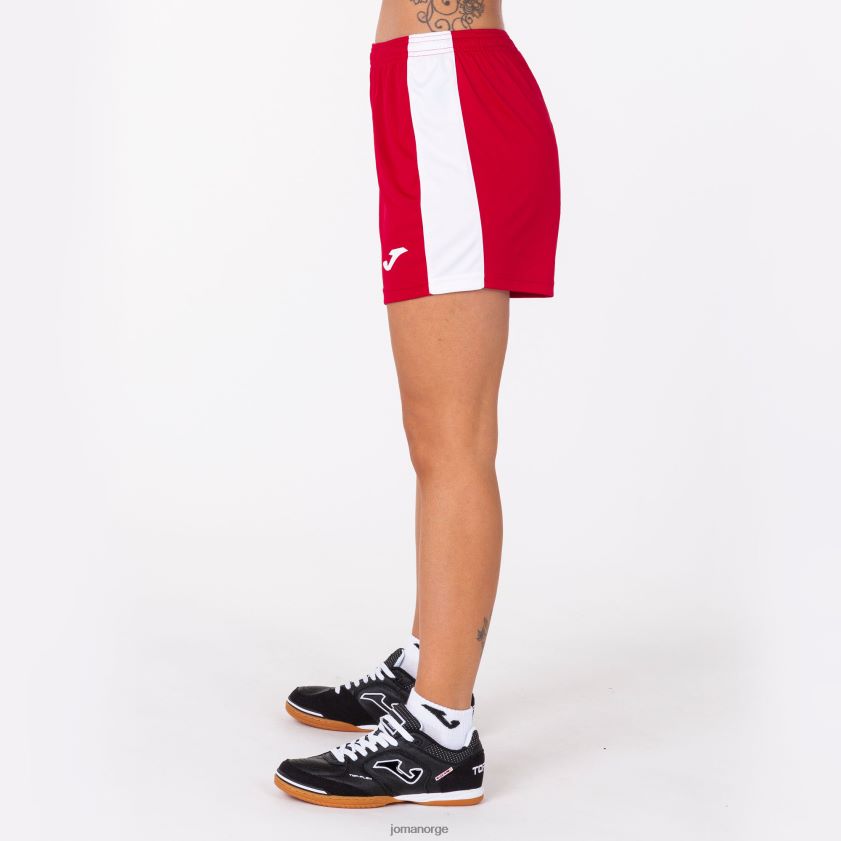 nei Joma shorts maxi rød Hvit FBD0T03669 kvinner