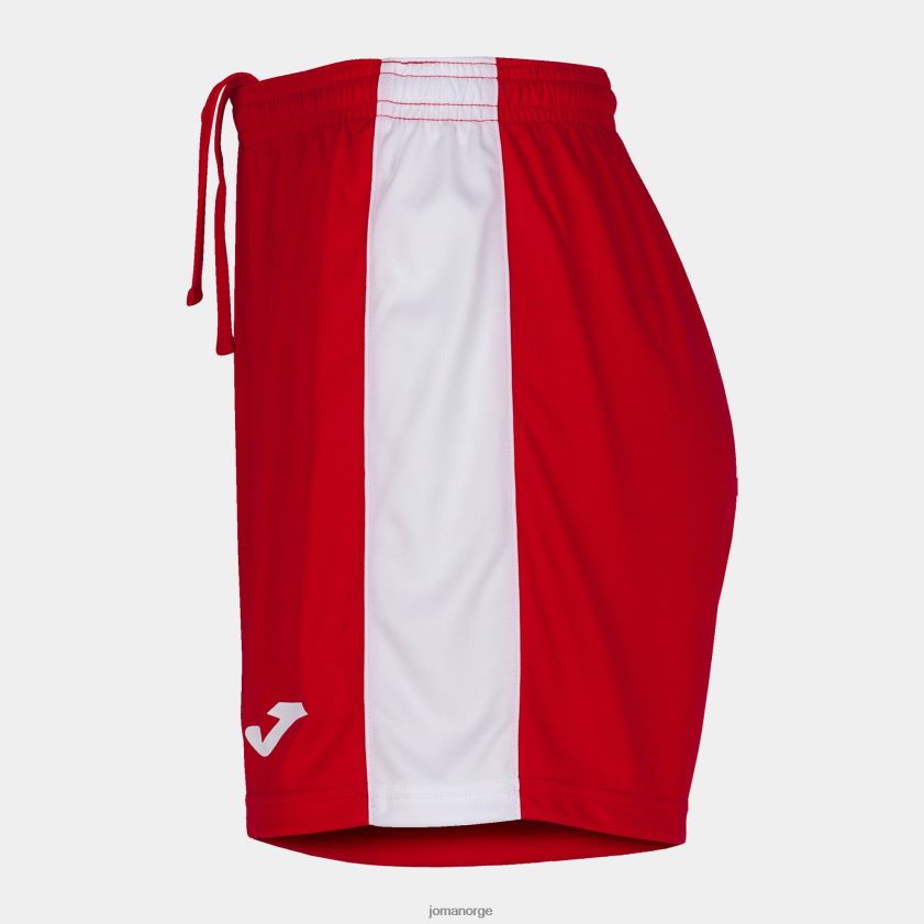 nei Joma shorts maxi rød Hvit FBD0T03669 kvinner
