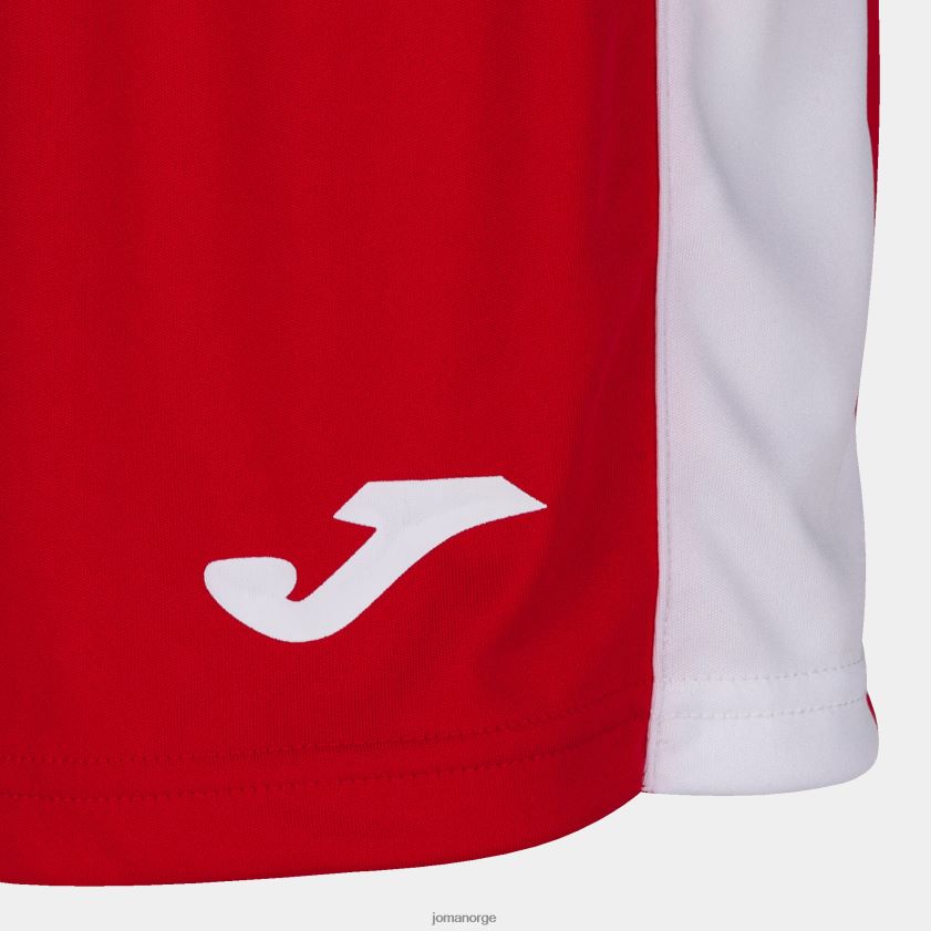 nei Joma shorts maxi rød Hvit FBD0T03669 kvinner