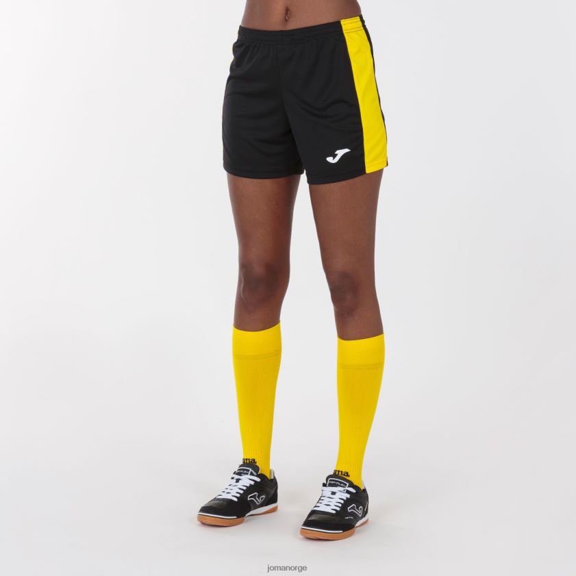 nei Joma shorts maxi svart gul FBD0T02460 kvinner