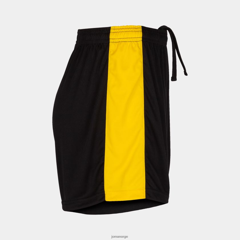 nei Joma shorts maxi svart gul FBD0T02460 kvinner