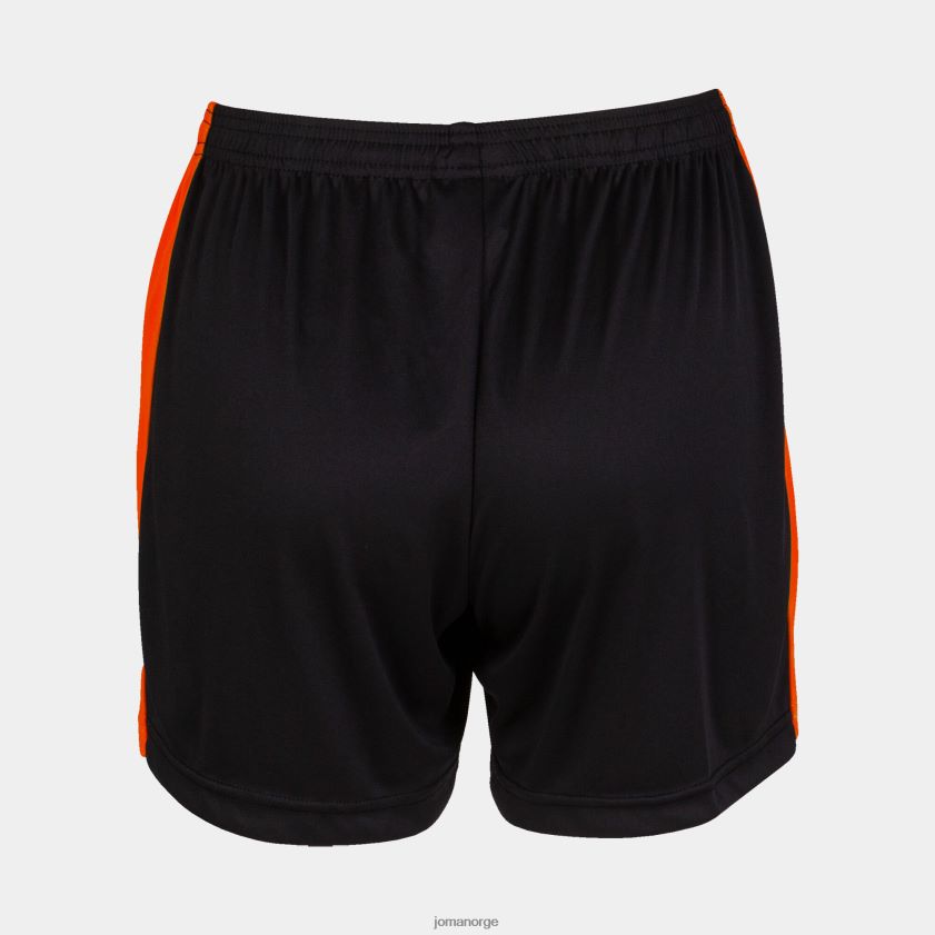 nei Joma shorts maxi svart oransje FBD0T03817 kvinner
