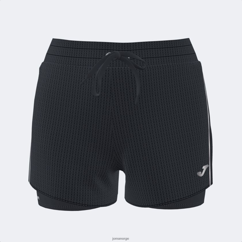 nei Joma shorts r-natt svart FBD0T02148 kvinner