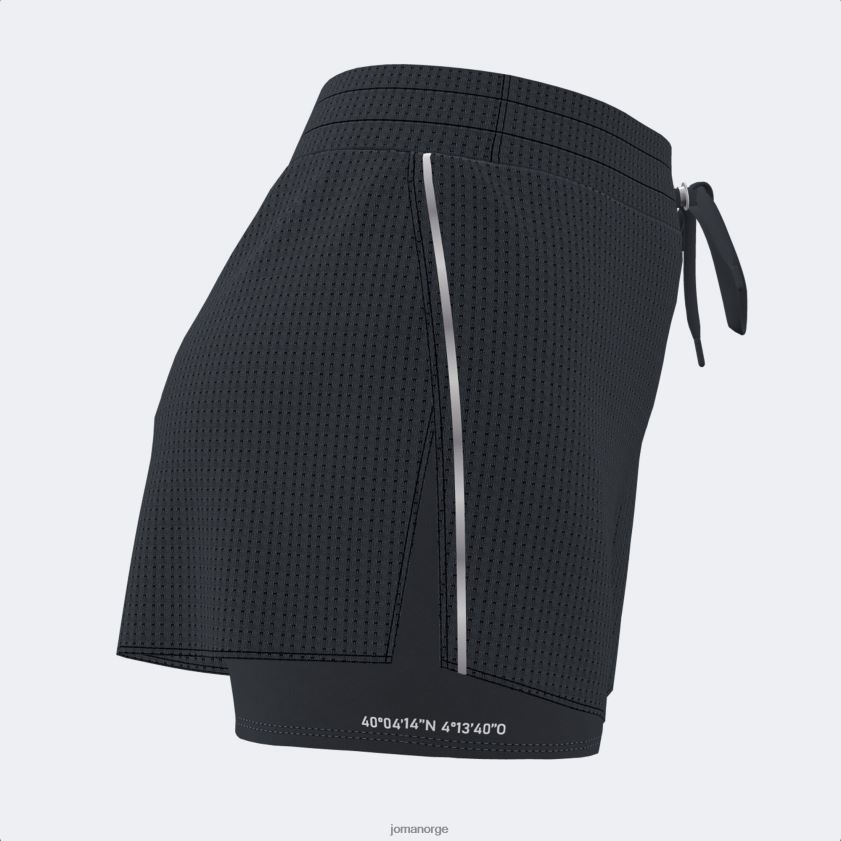 nei Joma shorts r-natt svart FBD0T02148 kvinner