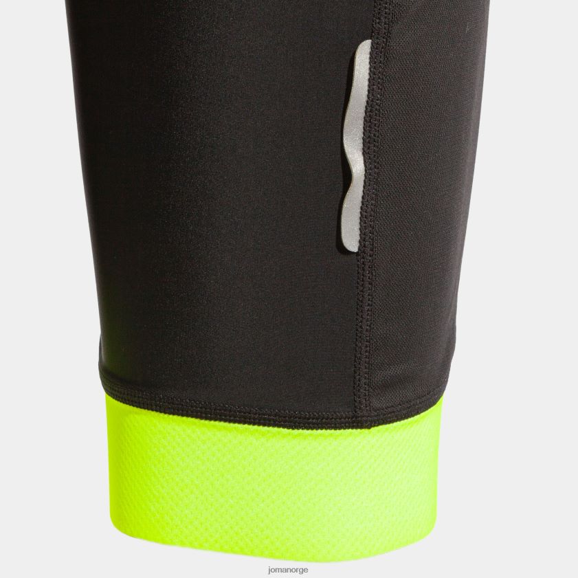 nei Joma sykkelshorts crono svart fluorescerende gul FBD0T03753 kvinner
